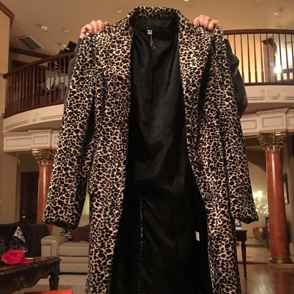 leopard  coat